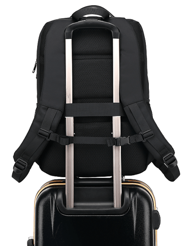 Black premium laptop backpack for travelling-1